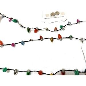 christmas light necklace battery powered